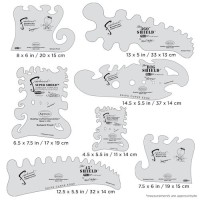 Artool Template Essential Seven Set of 7