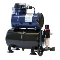 Paasche 1/5 HP Oil less Piston Compressor with Tank & Regulator