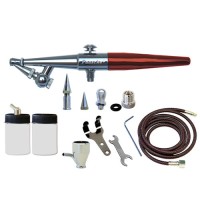 Disc Paasche Airbrush Set with Metal Handle (.45, .65, & 1.05mm heads)