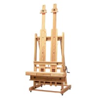 Best Abiquiu Deluxe Oak Easel w/Melanine Tray
