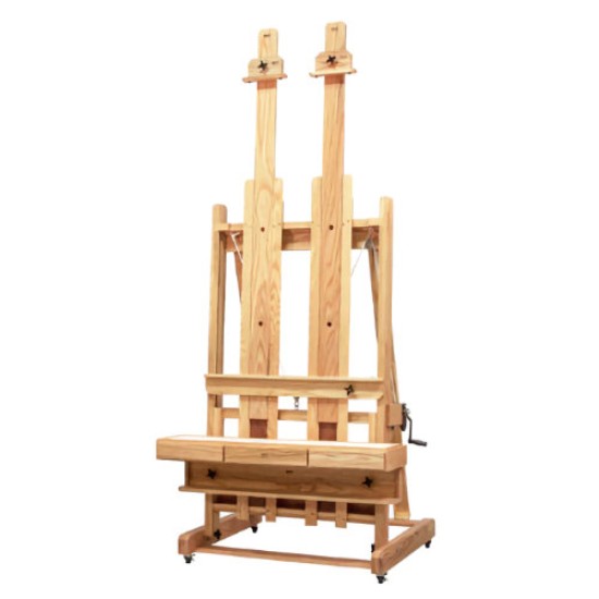 Best Abiquiu Deluxe Oak Easel w/Melanine Tray
