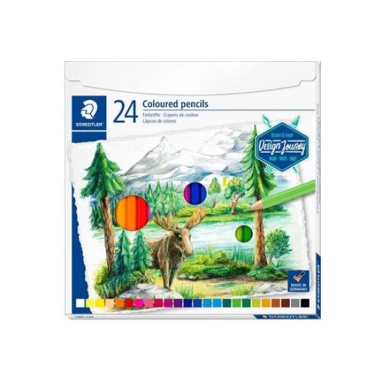 Disc Staedtler Coloured Pencils Set 24 Metal Case