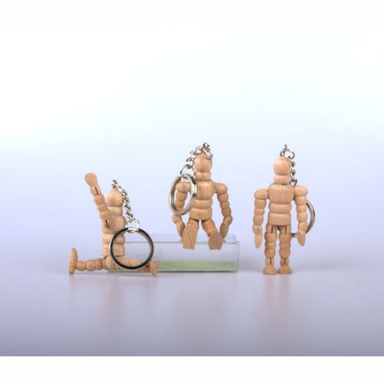 Disc Manikin Key Chains