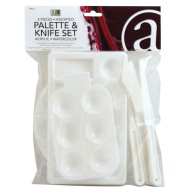 Disc Art Advantage Palette & Knife 6 Piece Set