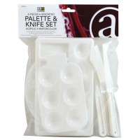 Disc Art Advantage Palette & Knife 6 Piece Set