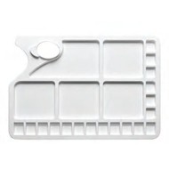 Large Rectangular Plastic Palette with Thumbhole