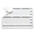 Large Rectangular Plastic Palette with Thumbhole