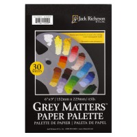 Jack Richeson Disposable Grey Matters Palette 6