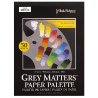 Jack Richeson Disposable Grey Matters Palette 12