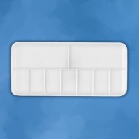 9 Well Retangular Plastic Palette