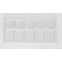 Porcelain Slant Palette 5 Well