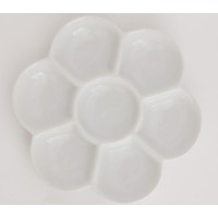 Porcelain Palette Flower Tray