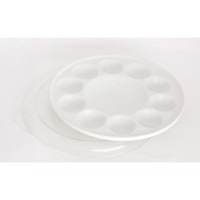 Porcelain Palette 11 Well With Cover
