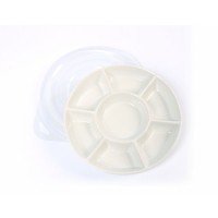 Porcelain Palette 7 Well With Cover