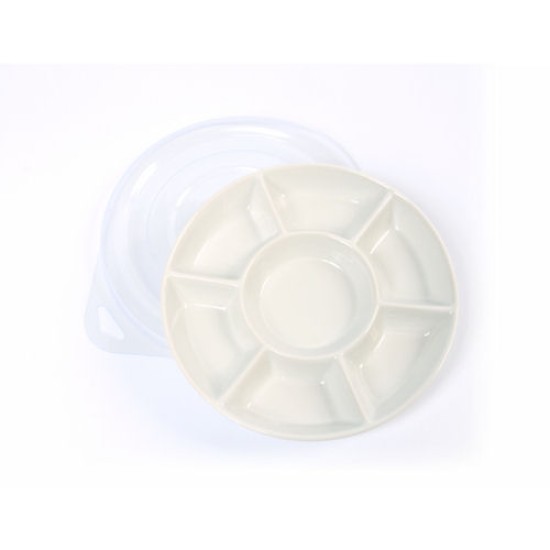 Porcelain Palette 7 Well With Cover