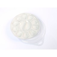 Porcelain Palette 12 Well With Cover
