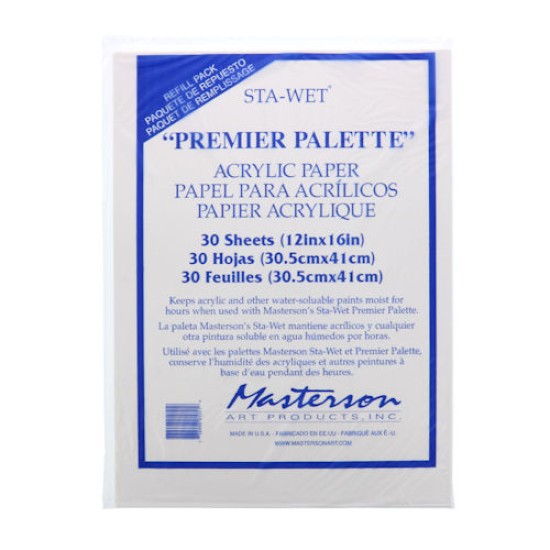 Masterson Premier Acrylic Film Refills sheets 12