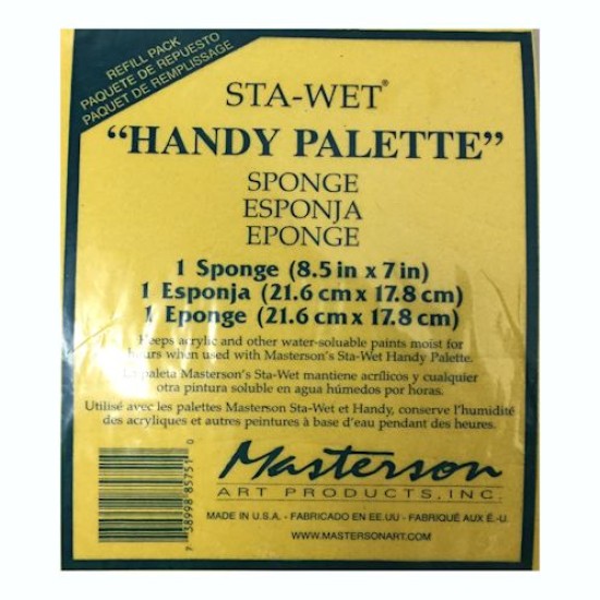 Masterson Handy Palette Sponge Refills 1 per pack 8.5