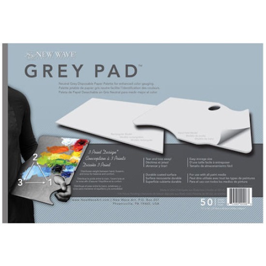 New Wave Grey Pad Paper Palette 11