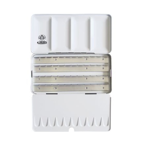 Schmincke Empty Metal Case for 24 Full Pans or 48 Half Pans