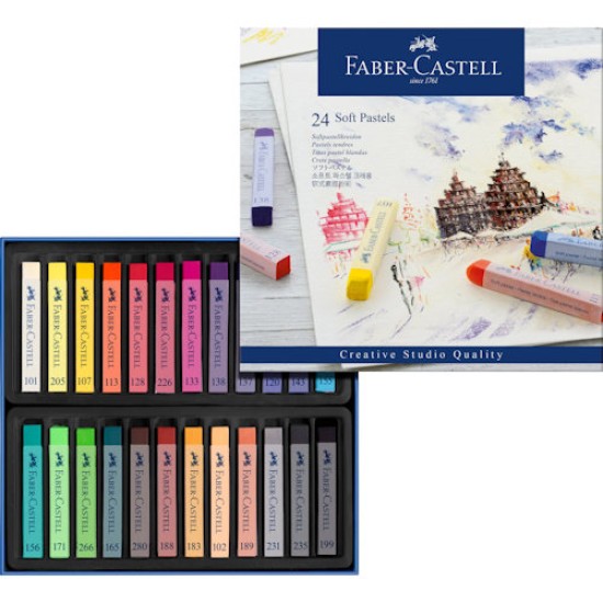 Faber Castell Soft Pastels Set of 24