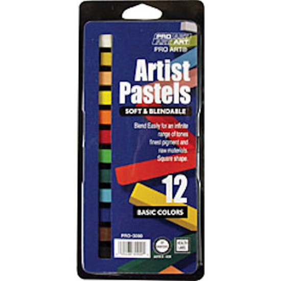 Disc Pro Art Square Artist Pastel 12 Color Set