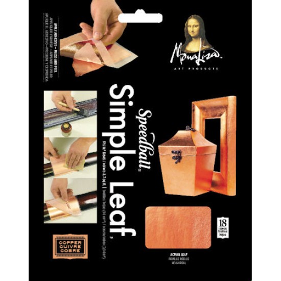 Mona Lisa Simple Leaf Genuine Copper (18 sheets) 5