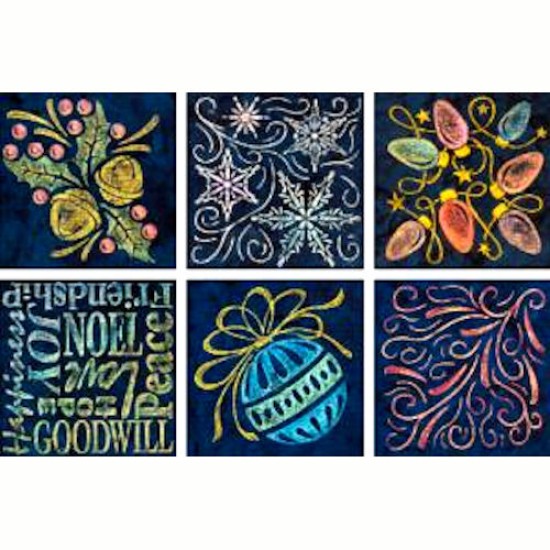 Rubbing Plate Holiday 6