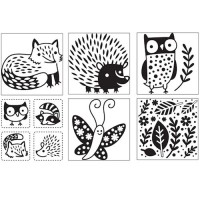 Rubbing Plate Forest Friends