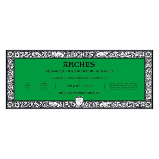 Arches Watercolour Block 140 lb Cold Pressed 3.9