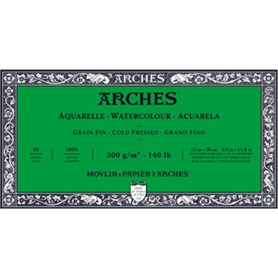 Arches Watercolour Block 140 lb Cold Pressed 5.9