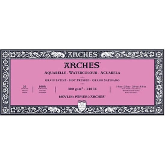 Arches Watercolour Block 140 lb Hot Pressed 5.9