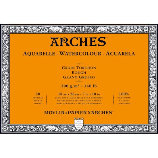 Arches Watercolour Block 140 lb Rough 7