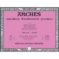 Arches Watercolour Block 140 lb Hot Press 12