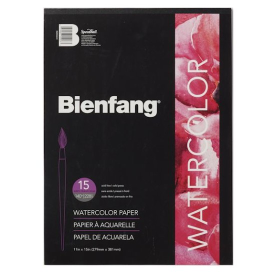 Bienfang 538H Watercolor Paper Pad 15 Sheet 11