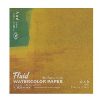 Fluid Watercolour Block 140 lb. Hot Press 6