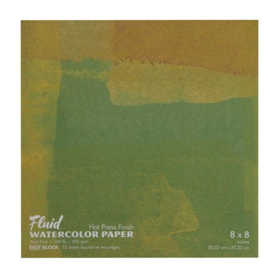 Fluid Watercolour Block 140 lb. Hot Press 8