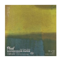 Fluid Watercolour Block 140 lb. Hot Press 12