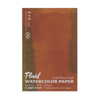 Fluid Watercolour Block 140 lb. Cold Press 4