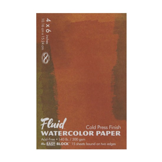 Fluid Watercolour Block 140 lb. Cold Press 4