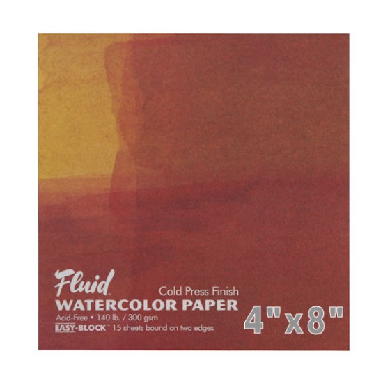 Fluid Watercolour Block 140 lb. Cold Press 4