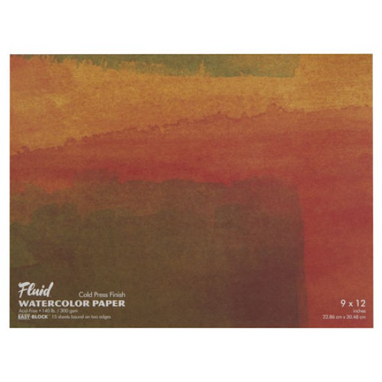Fluid Watercolour Block 140 lb. Cold Press 9
