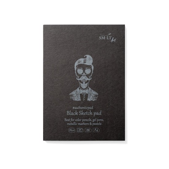 Authentic Black Pad A5 30 Sheets (5EA-30/BLACK)