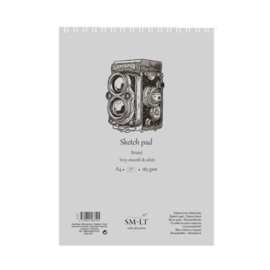 Authentic Bristol Clear Grey Pad A5 30 sheet (5EB-30TS)