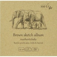 Authentic Brown Sketch Pad 3.5