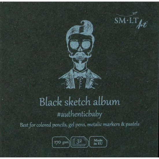 Authentic Black Sketch Pad 3.5