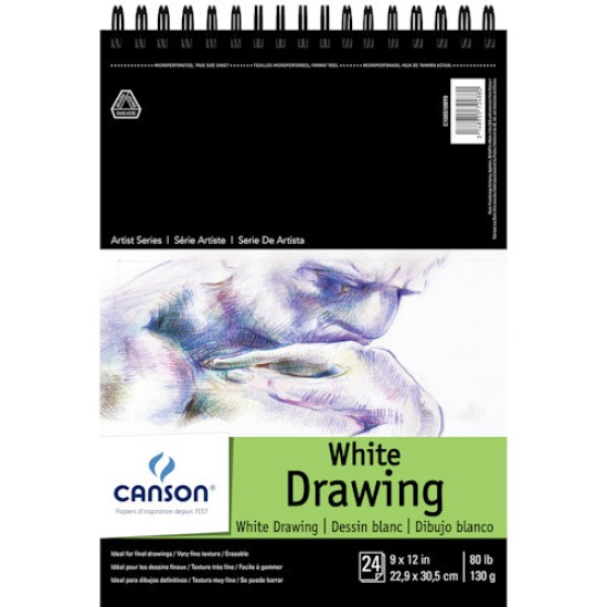 Canson White Drawing Pad 9