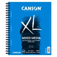 Canson XL Mixed Media Pad 60 Sheet 9