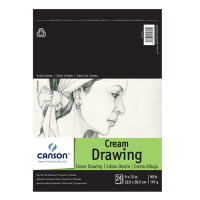 Canson Artist Cream Drawing Top Coil 24 Sheet 9