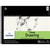 Canson Cream Drawing Pad Wire Bound 14